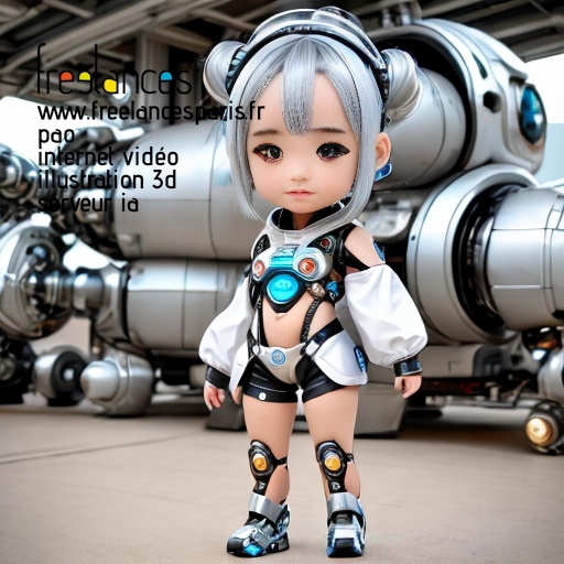 Pao mise en page internet vidéo illustration 3d serveur IA générative AI freelance paris studio de création magazines QUCZBKX0